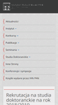 Mobile Screenshot of ihnpan.waw.pl